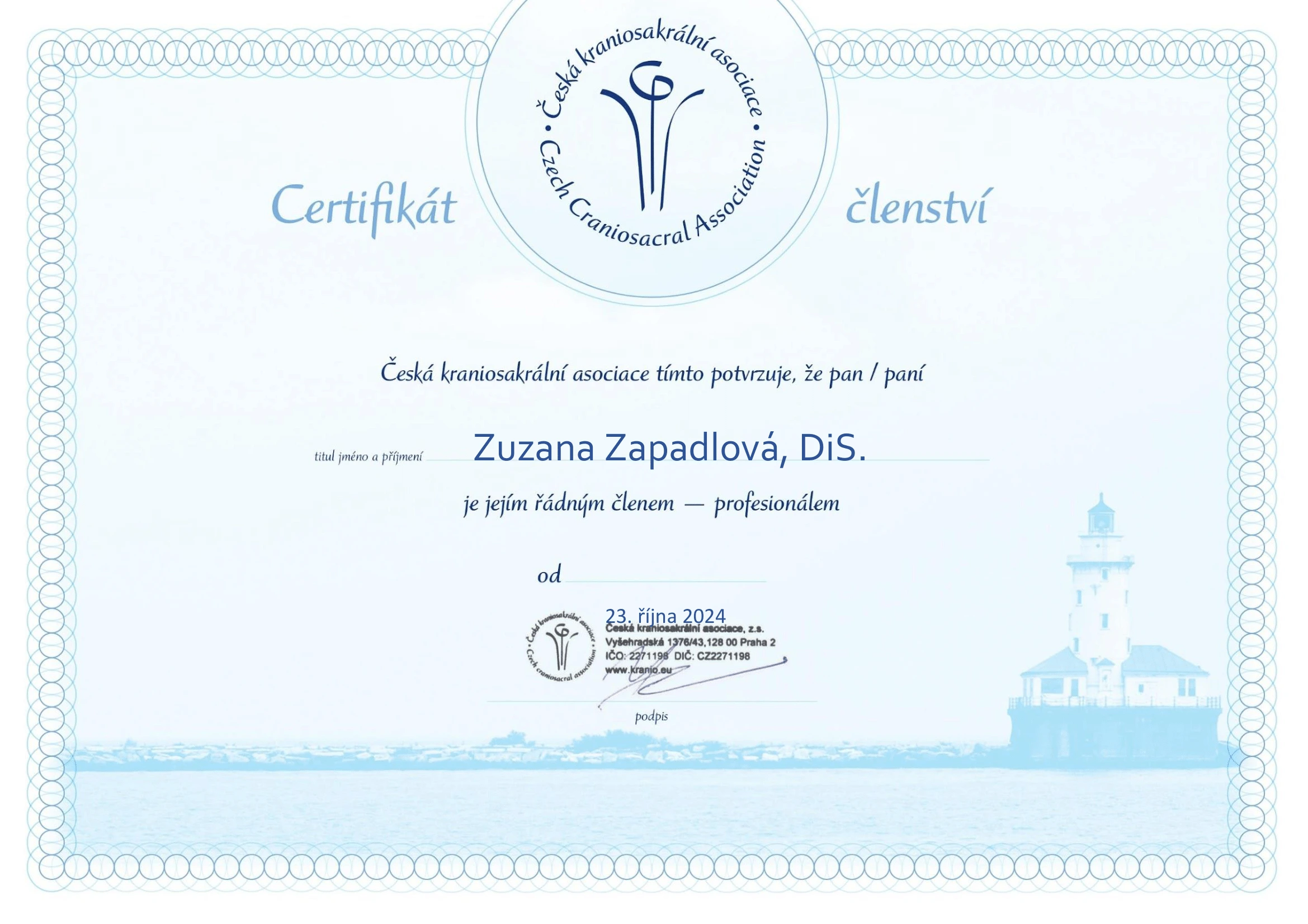 Certifikát